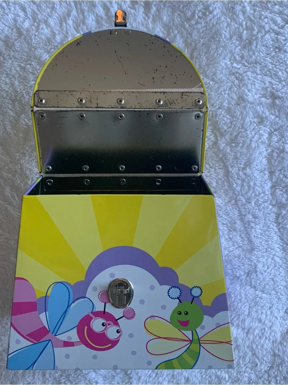 Cute Butterfly & bug Novelty tin Handbag